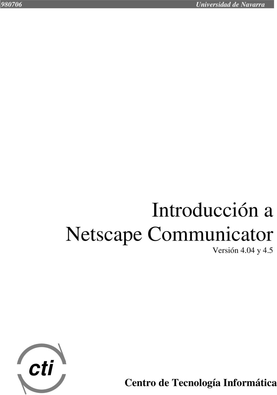 Communicator Versión 4.04 y 4.