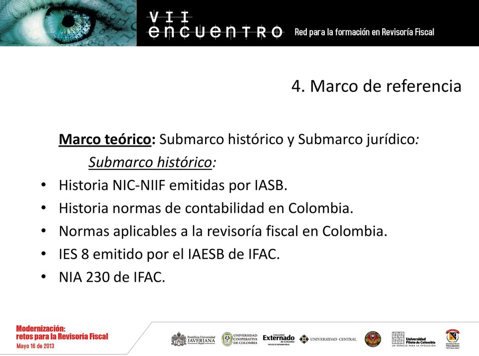 Historia normas de contabilidad en Colombia.