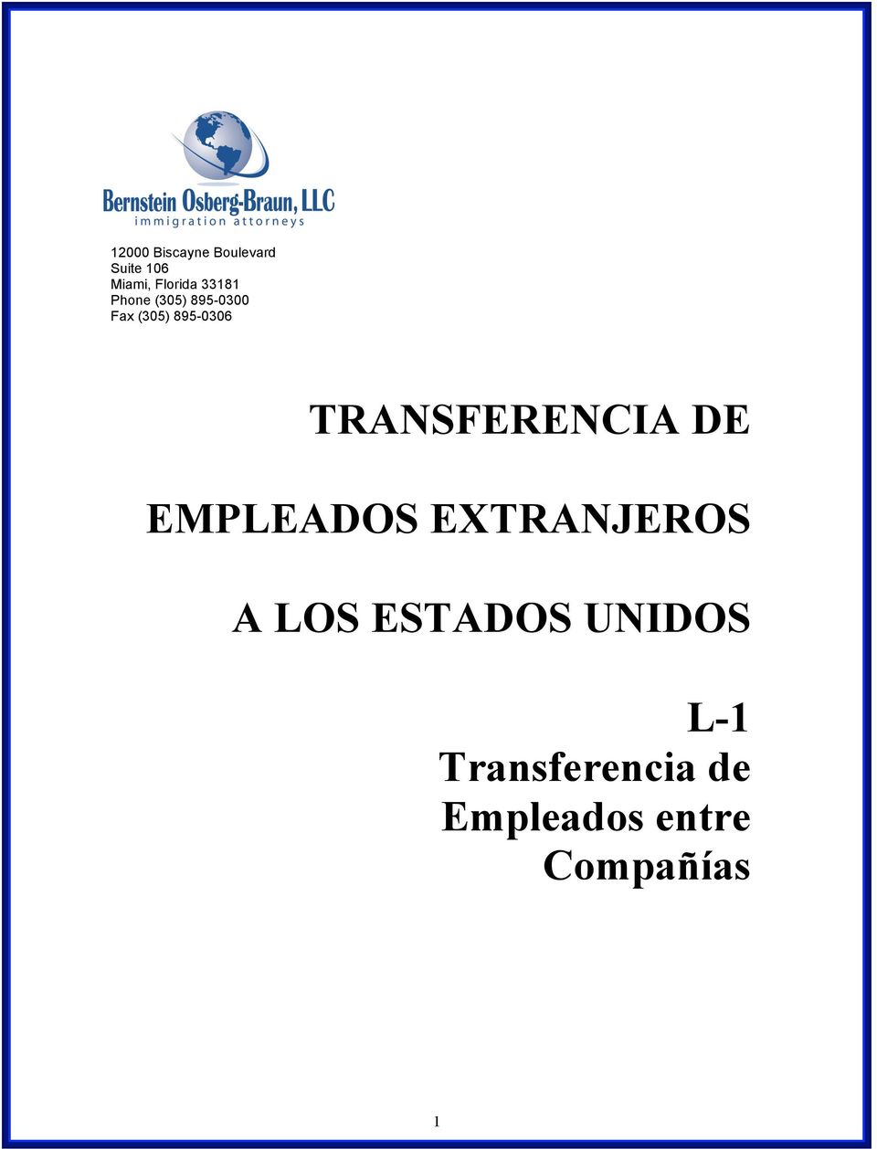 TRANSFERENCIA DE EMPLEADOS EXTRANJEROS A LOS