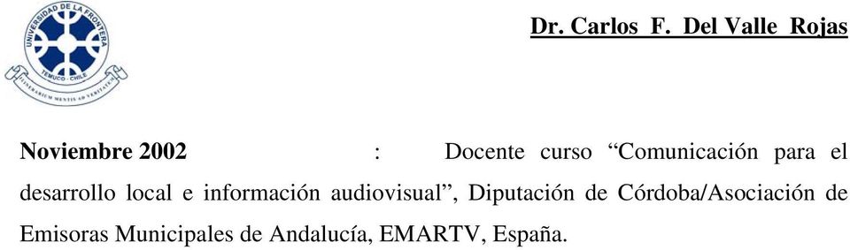 audiovisual, Diputación de Córdoba/Asociación