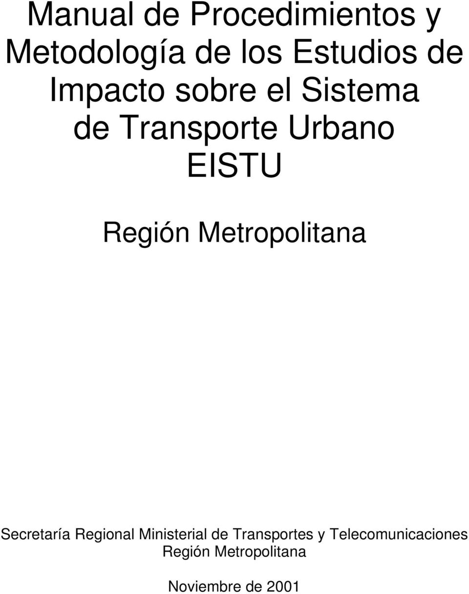 Transporte Urbano EISTU Secretaría Regional