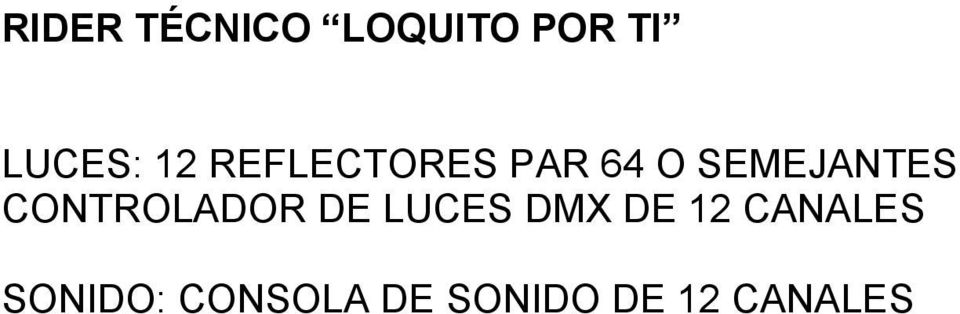 CONTROLADOR DE LUCES DMX DE 12