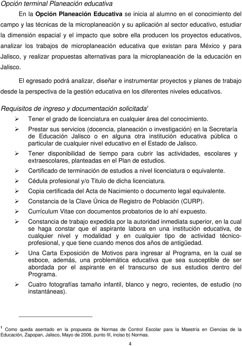propuestas alternativas para la microplaneación de la en Jalisco.