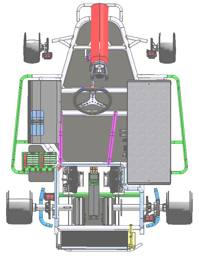 Identifica los componentes del sistema de hidrogeno (Apunta sobre el dibujo): Regulador de presión, Electroválvula, purga, filtro de partículas, válvula anti retorno, suministro de hidrogeno