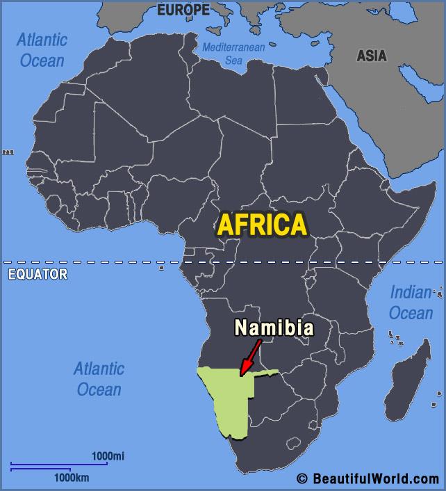 NAMIBIA Nombre Oficial: República de Namibia Superficie: 824.