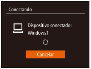 Aparecerá una pantalla como la que se muestra a continuación. Si está usando Mac o Windows con los controladores instalados, la pantalla se apagará después de que finalice la conexión.