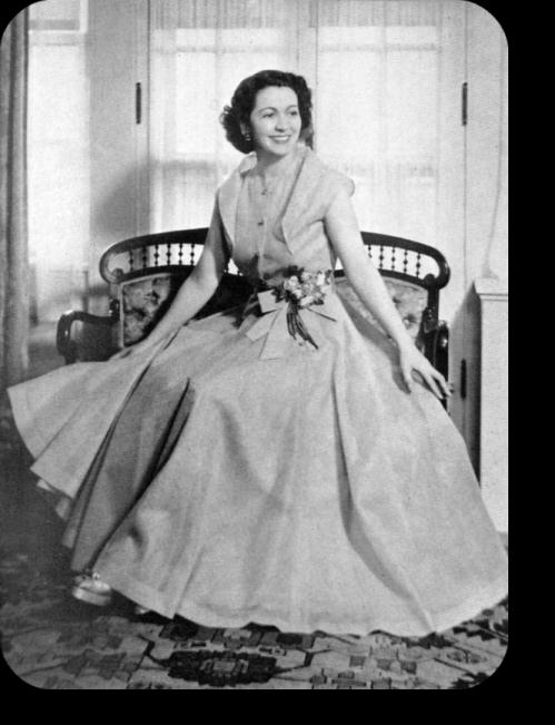 Srta. Ketty Mercado Princesa de los Cerezos 1948 2 Foto: Cortesía
