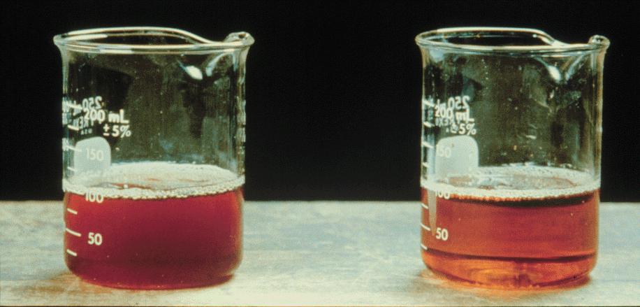 Liquidos concentrados solubles en agua (SL) Carácterísticas: El ingrediente activo está disuelto en agua o en solventes orgánicos formando una