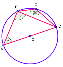 38 EJEMPLO 3 En la figura se tiene que el arco BC es igual al arco DE.