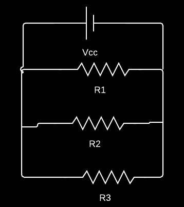 Circuito Serie: Un circuito serie es aquel en el que todos sus componentes están conectados de forma tal que sólo hay un camino para la circulación de la corriente eléctrica.