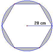 10º. Calcula el área de un triángulo equilátero de 8 cm de altura. 11º. Una gran plaza en forma de hexágono regular tiene 15 m de lado. Cuánto costará el pavimento de toda ella si el m 2 cuesta 18 50?