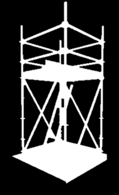 - Barandas de seguridad: se accede al nivel superior y se montan los verticales de 1 m con la debida seguridad del caso (equipos de protección personal).