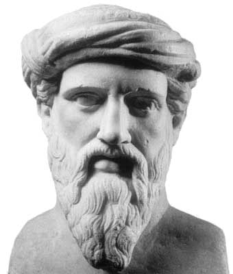 Pitàgores de Samos (580-500 ac.) Pitàgores de Samos era un gran deixeble de Tales. Va crear una escola on ensenyava geometria, aritmètica i música.