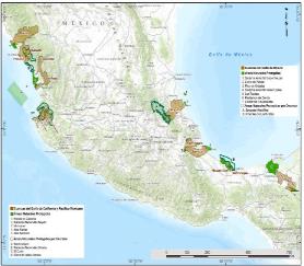 Conservación de Cuencas Costeras en el Contexto de Cambio Climático Enfoques: AbE AbC Objetivo: Manejo integral 16 cuencas costeras prioritarias para conservar su biodiversidad, contribuir a la