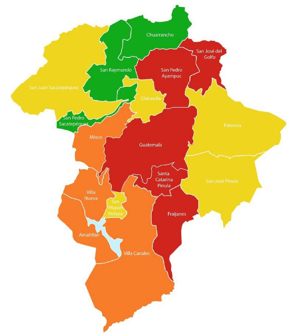 20. Departamento de Guatemala Población 3,400,264 Extensión Territorial 2 126 km²