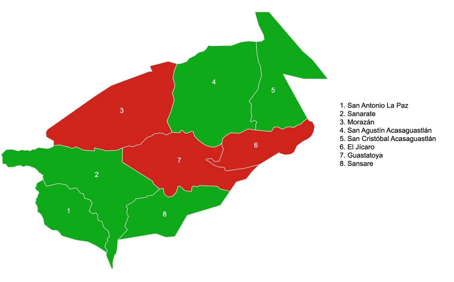 22. Departamento de El Progreso Población 172,245 Extensión Territorial 1,922