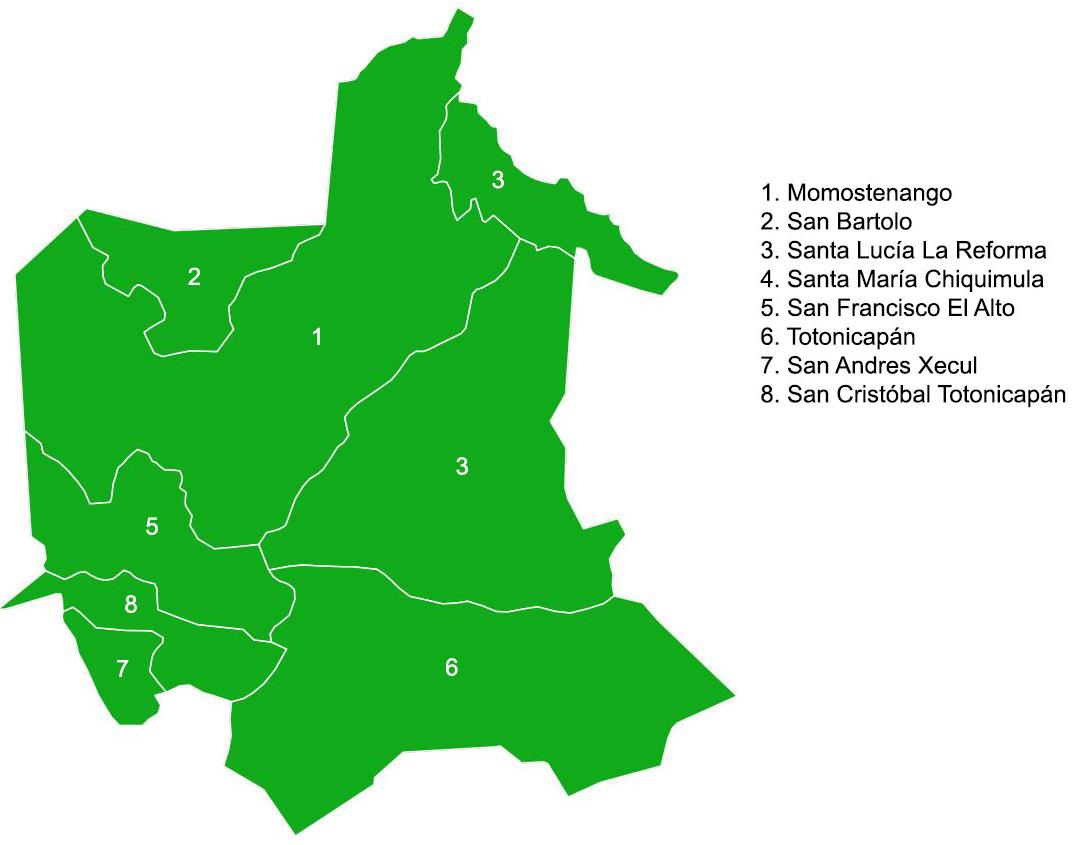 28. Departamento de Totonicapán Población 553,362 Extensión Territorial 1,061