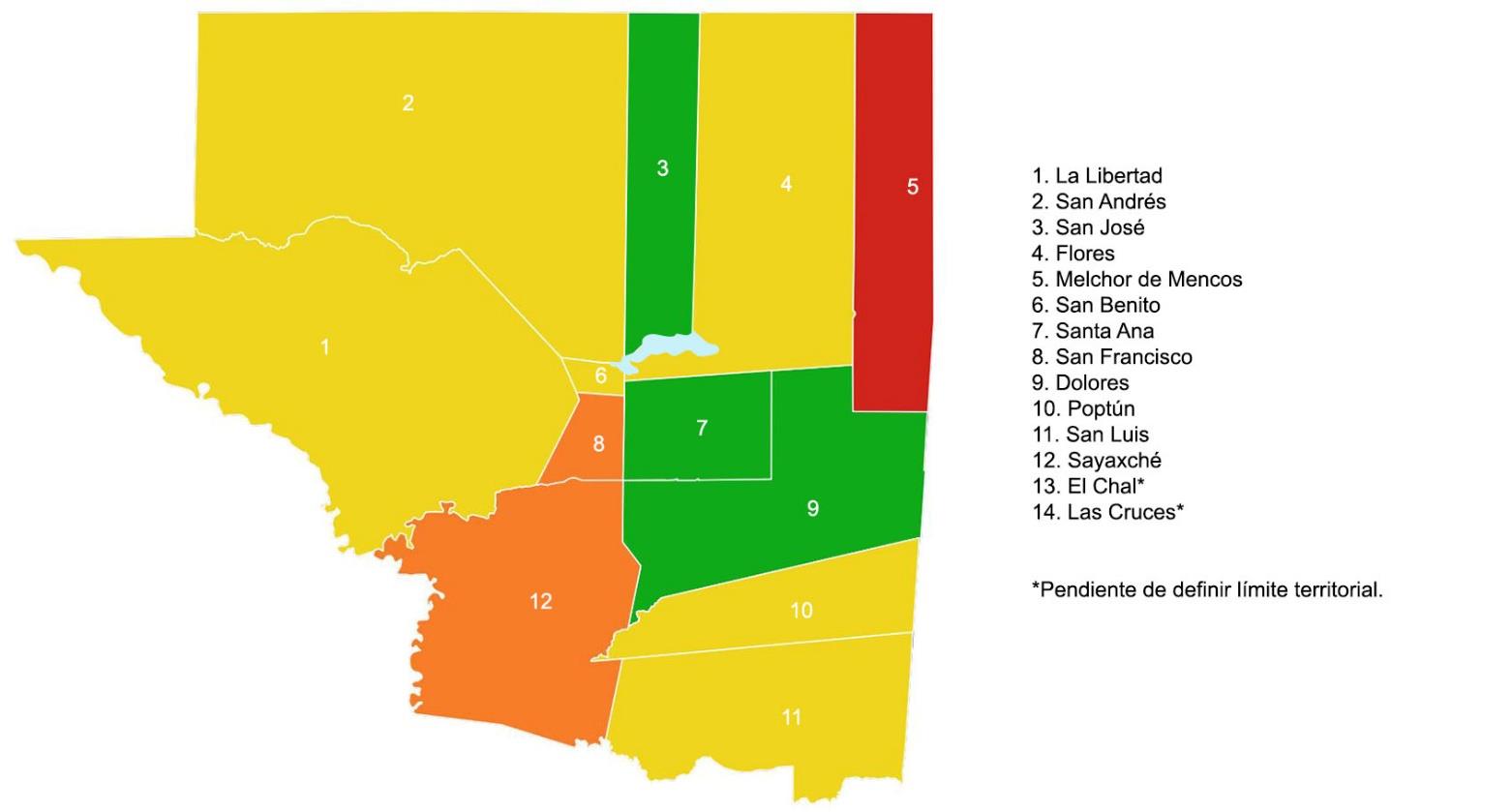 37. Departamento de Petén Población 760,431 Extensión Territorial 35,854 km²