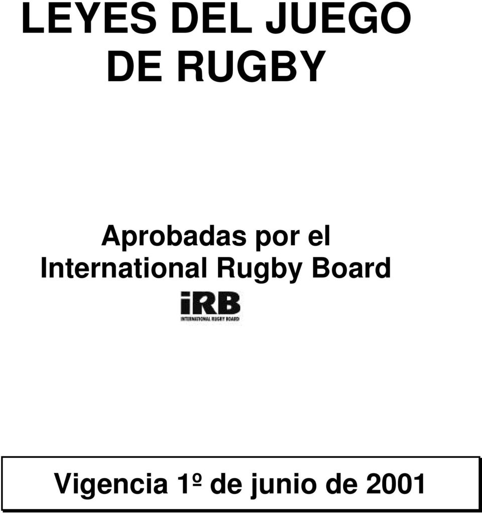 International Rugby