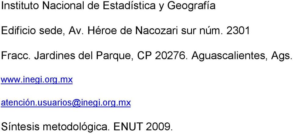 Jardies del Parque, CP 20276. Aguascalietes, Ags. www.