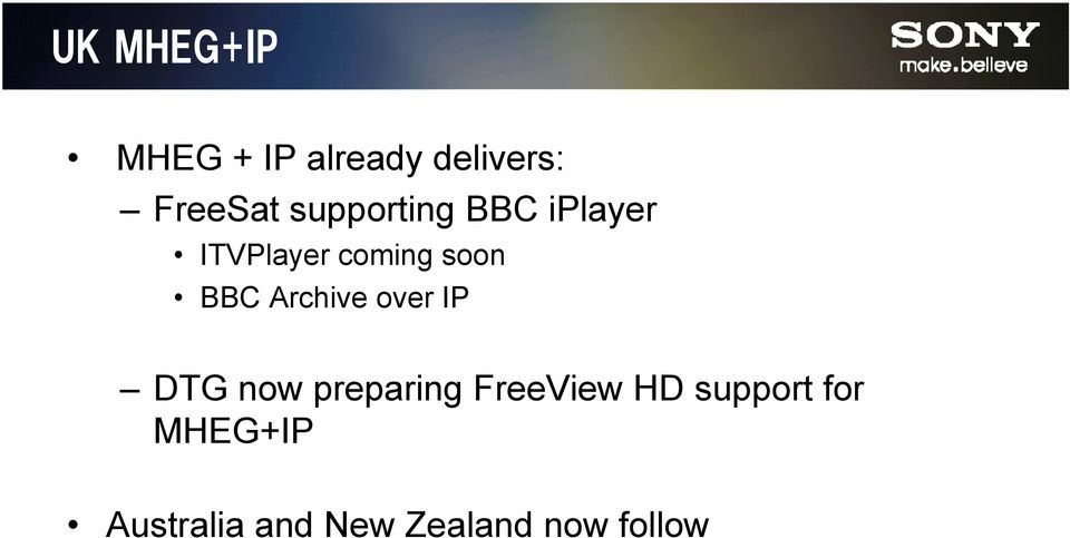 Archive over IP DTG now preparing FreeView HD