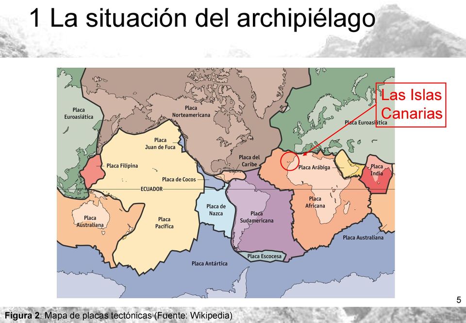 Canarias Figura 2: Mapa de