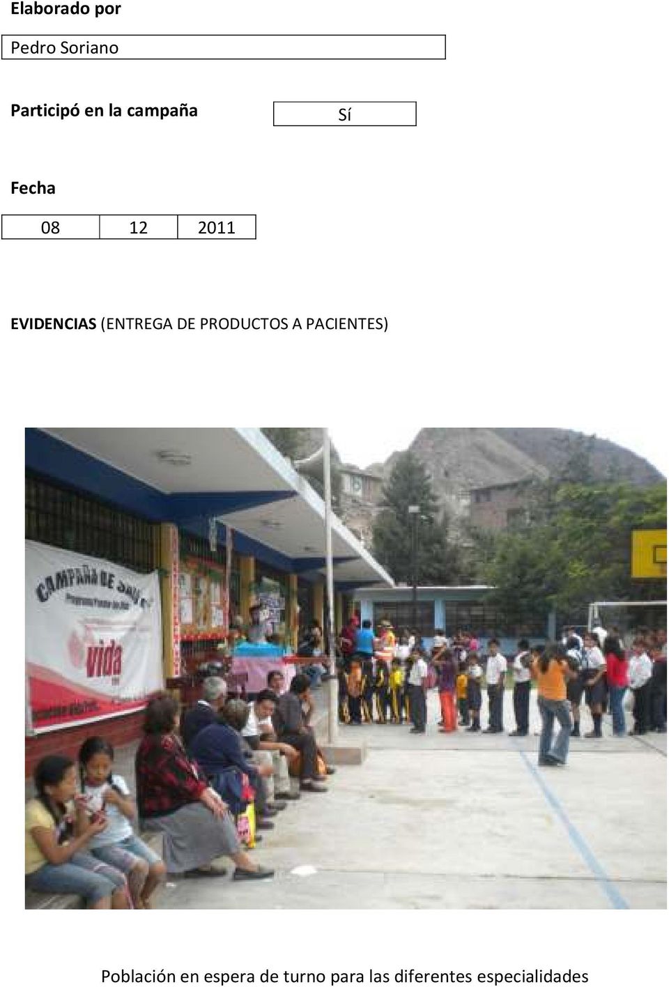 PRODUCTOS A PACIENTES) Población en espera
