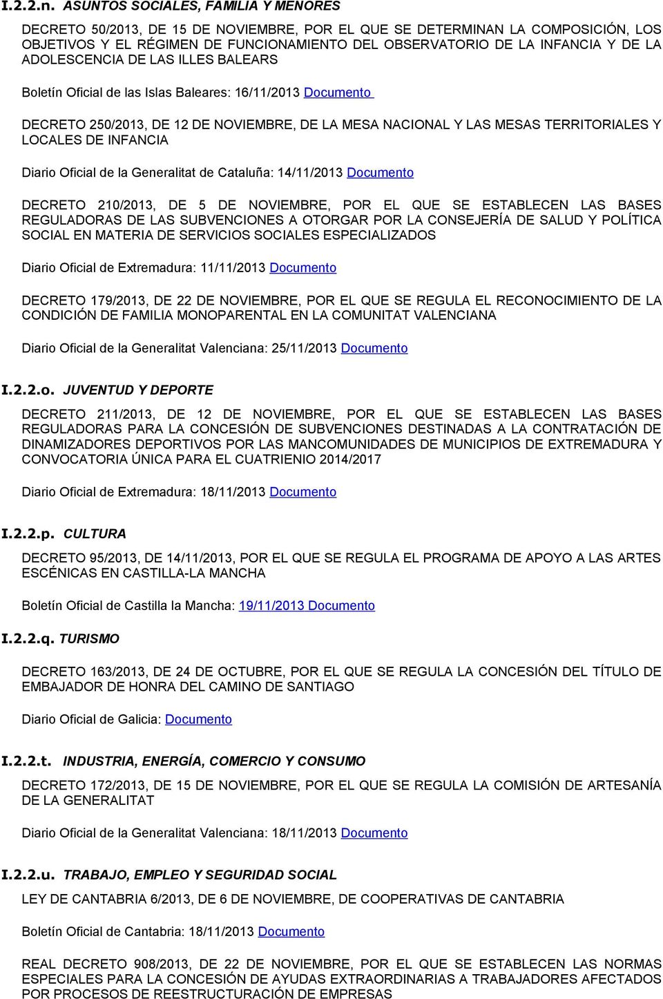 ADOLESCENCIA DE LAS ILLES BALEARS Boletín Oficial de las Islas Baleares: 16/11/2013 Documento DECRETO 250/2013, DE 12 DE NOVIEMBRE, DE LA MESA NACIONAL Y LAS MESAS TERRITORIALES Y LOCALES DE INFANCIA