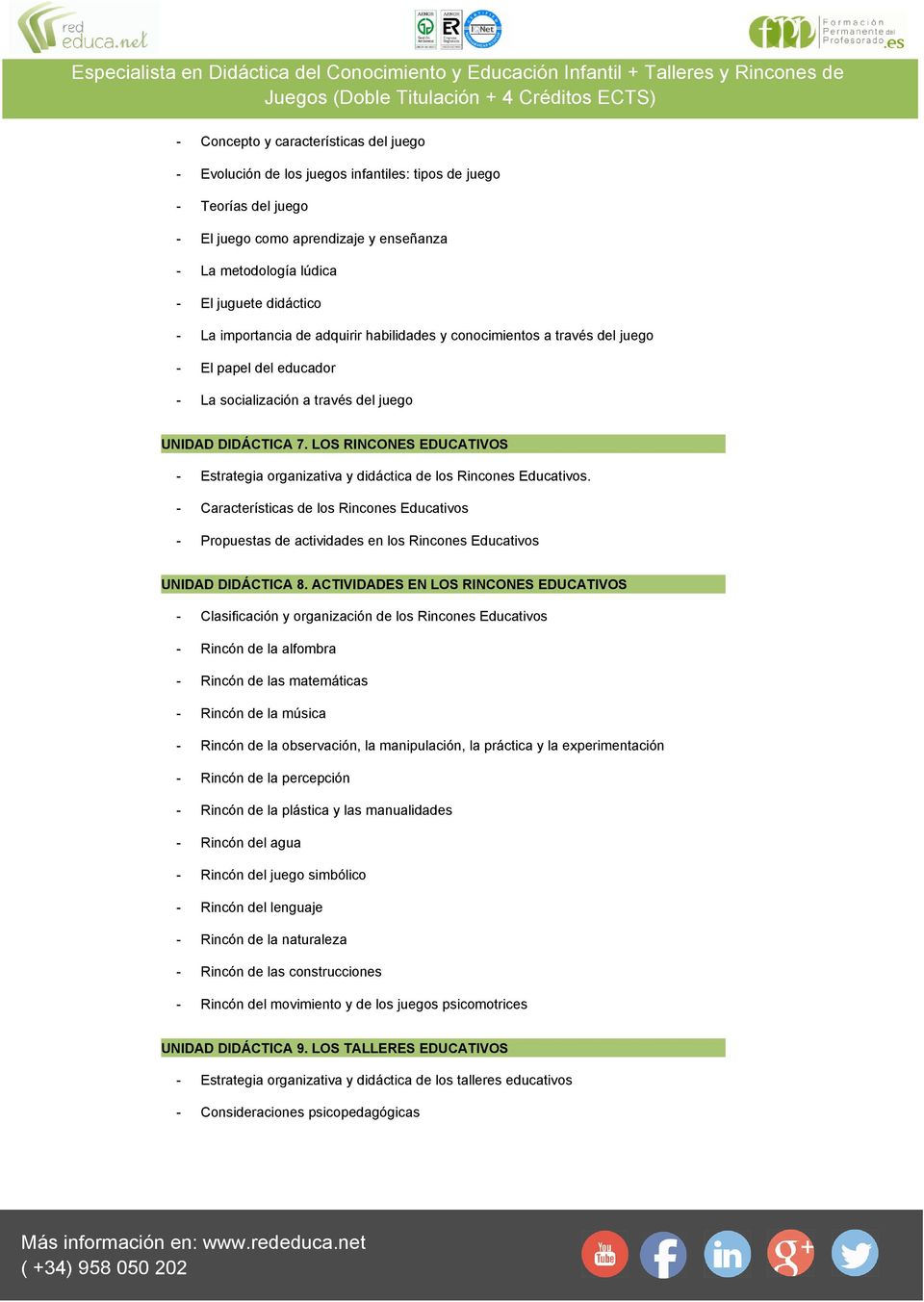 LOS RINCONES EDUCATIVOS - Estrategia organizativa y didáctica de los Rincones Educativos.