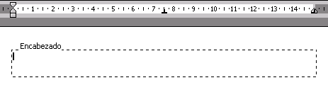 varios elementos; por ejemplo, la fecha alineada a la izquierda y el número de página alineado a la derecha.