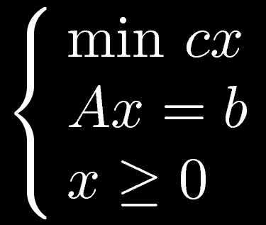 Método Simplex Formulación estándar de programas lineales: Objetivo: encontrar el vértice óptimo sin tener que calcularlos todos. Vértice Se parte de un vértice inicial.