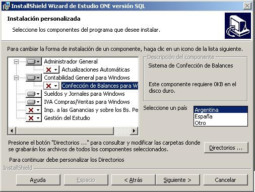 Si no cuenta con el Sistema de Bejerman versión Access instalado, ingrese el directorio a continuación: Ejemplo: C:\Archivos de programa\sistemasbejermansql\ Directorio de Archivos del