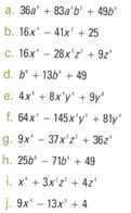 TALLER Aplica la factorización por adición y sustracción Al finalizar la semana se evaluaran los siguientes temas: Factor común, Trinomio cuadrado