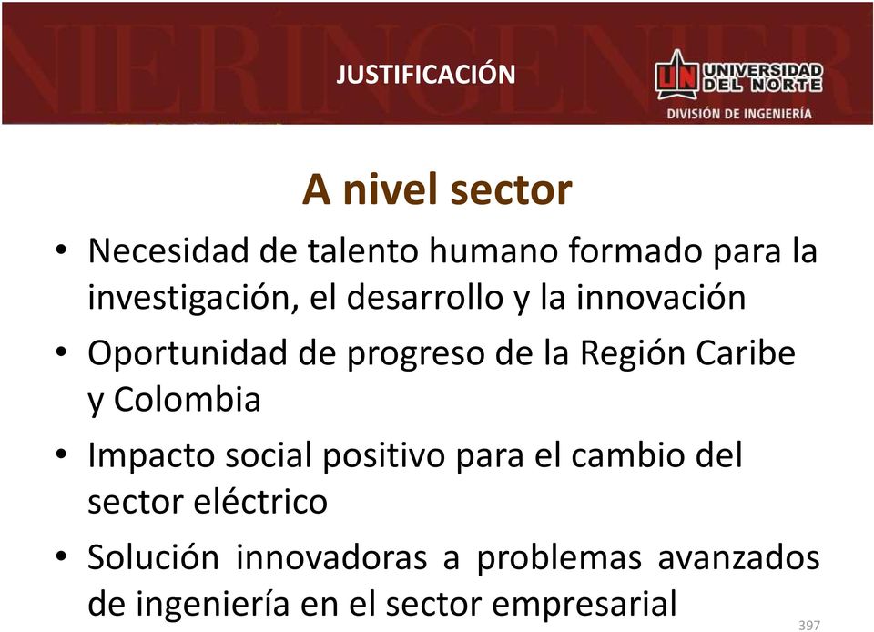 Región Caribe y Colombia Impacto social positivo para el cambio del sector