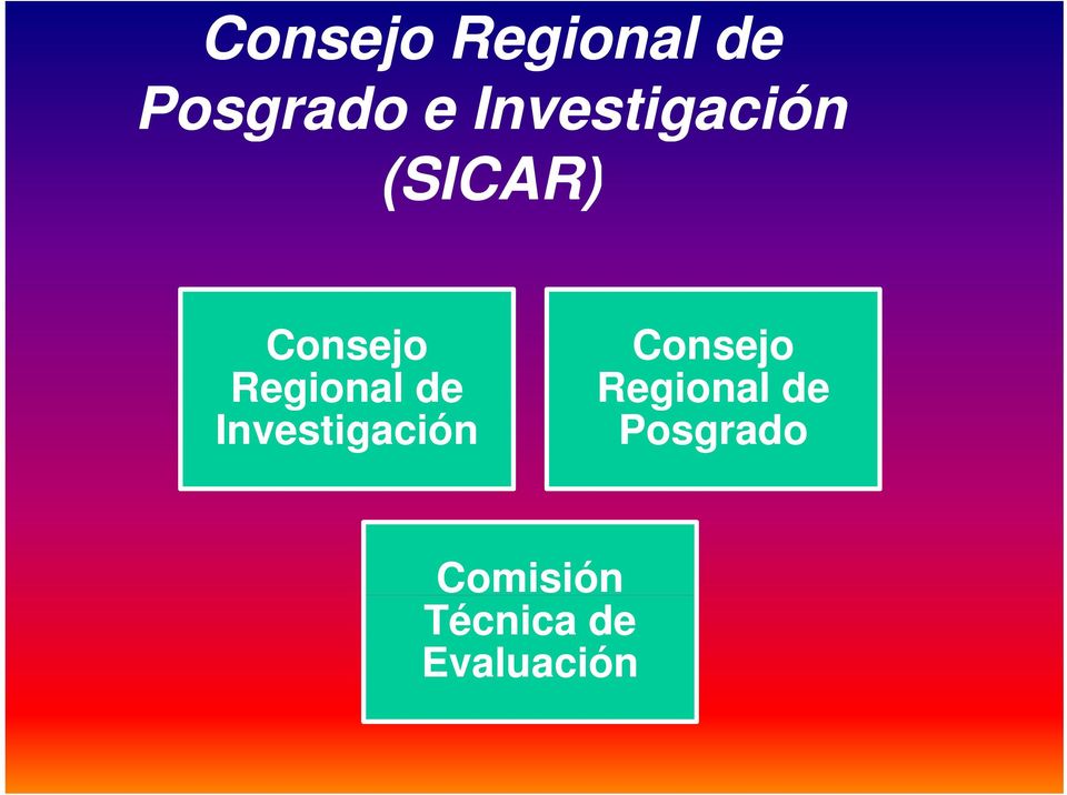 Regional de Investigación Consejo