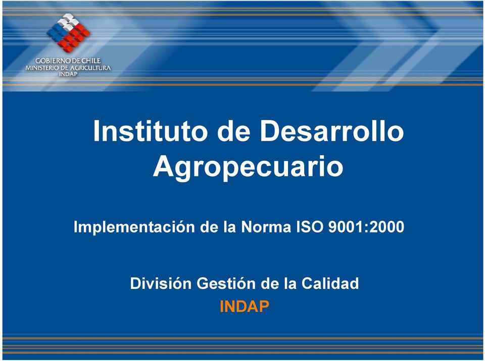 de la Norma ISO 9001:2000