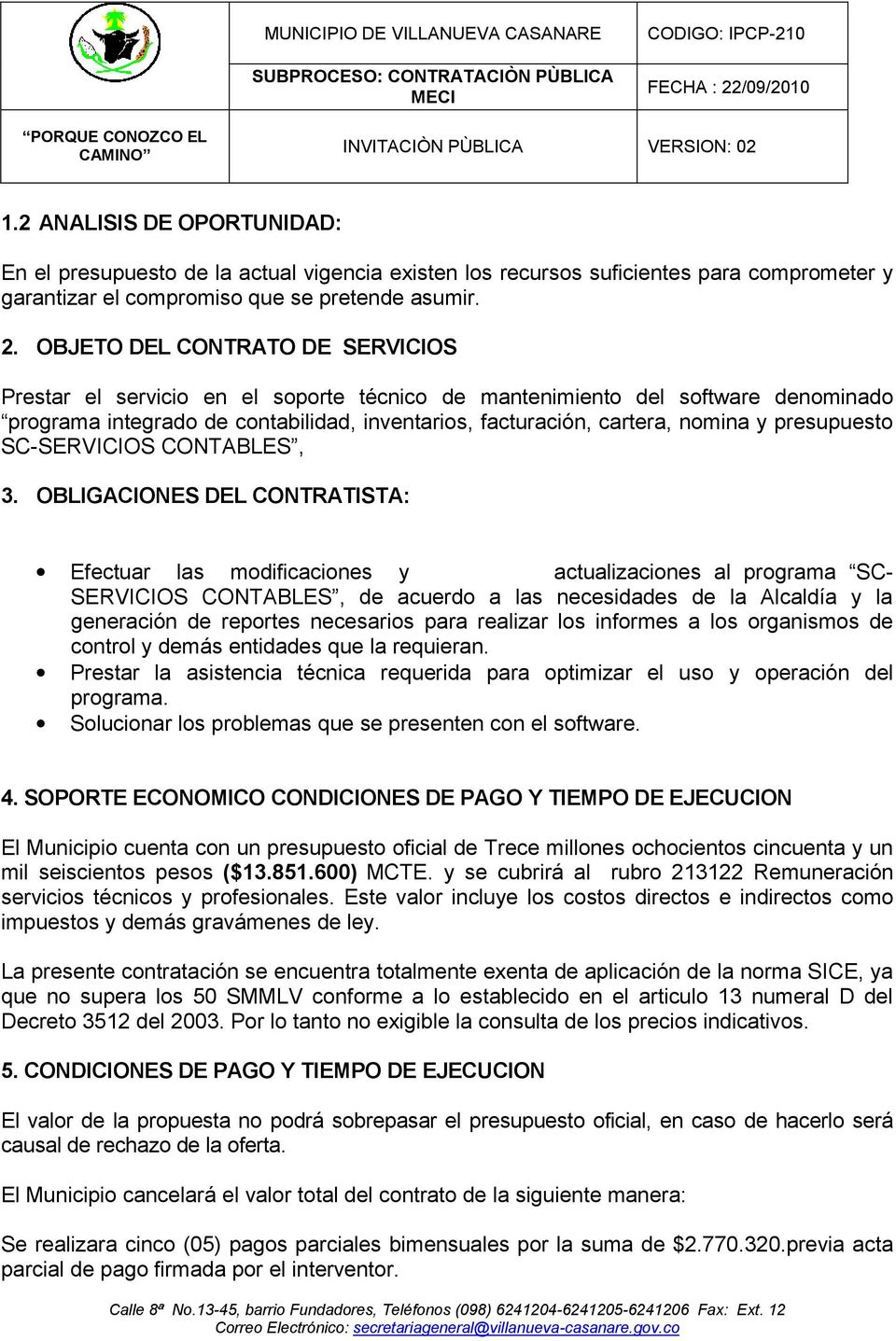 presupuesto SC-SERVICIOS CONTABLES, 3.