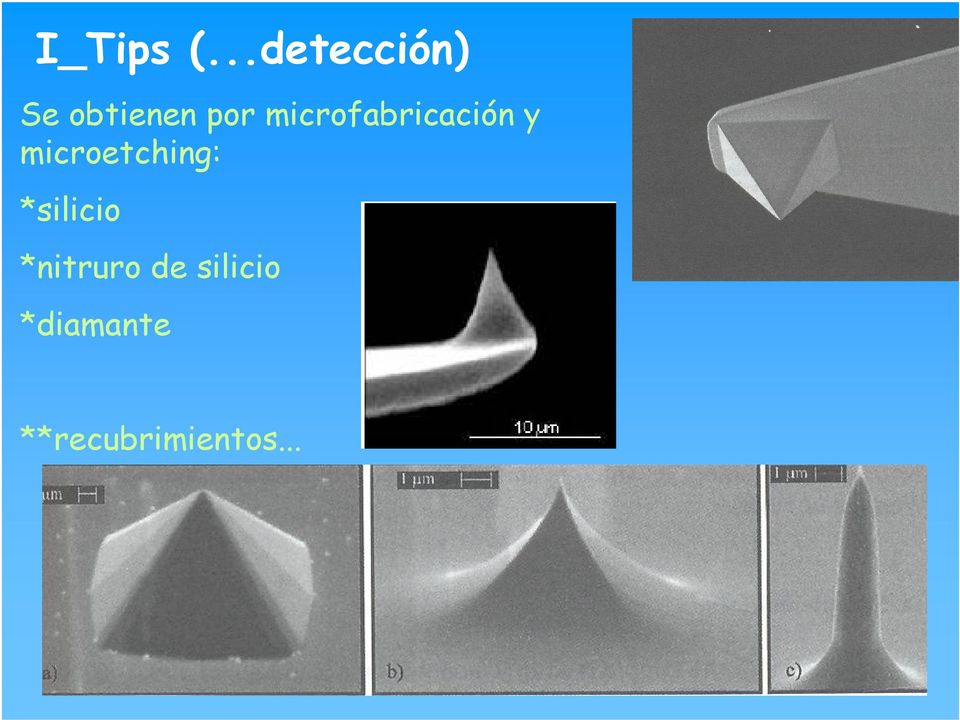 microfabricación y microetching: