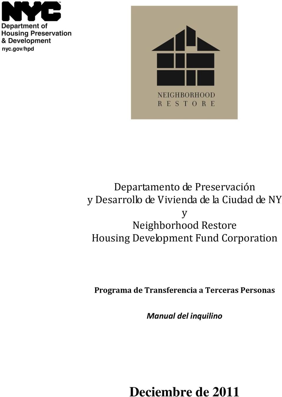 Housing Development Fund Corporation Programa de
