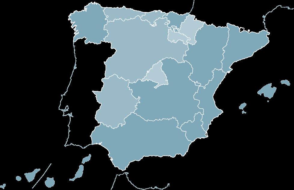 Localización geográfica Oficinas Santiago de Compostela Oviedo Guernic a Laboratorios
