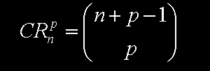 Combinaciones sin repetición: Las combinaciones sin repetición de n elementos tomados de p en p se definen como las distintas agrupaciones formadas con p elementos distintos, eligiéndolos de entre