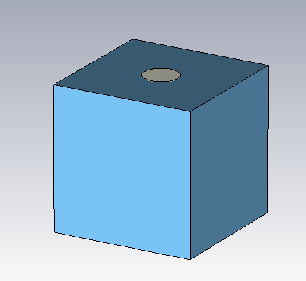 Figura 3.4 - Pin de la estructura periódica 'bed of nails'. Figura 3.5 - Estructura genérica de la tecnología Groove Gap Waveguide. Para este tamaño de pin (Figura3.