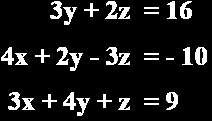 Ejemplo : Eliminación de Gauss Cuando se deberían intercambiar dos ecuaciones o dos filas?