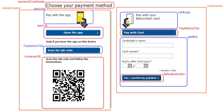 5. Diseño de página de pago Puede adaptar el diseño de la página de pago a su plantilla.