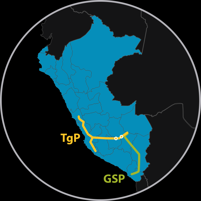 TGP y COGA Enagás, a través de su participación en TGP y COGA, es el operador de infraestructuras gasistas de referencia en Perú.
