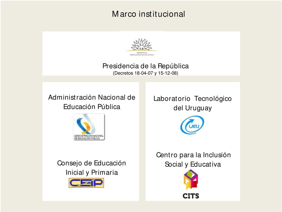 Laboratorio Tecnológico del Uruguay (LATU) Consejo de Educación