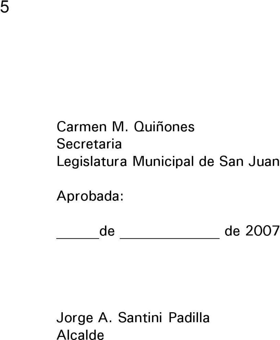 Legislatura Municipal de San