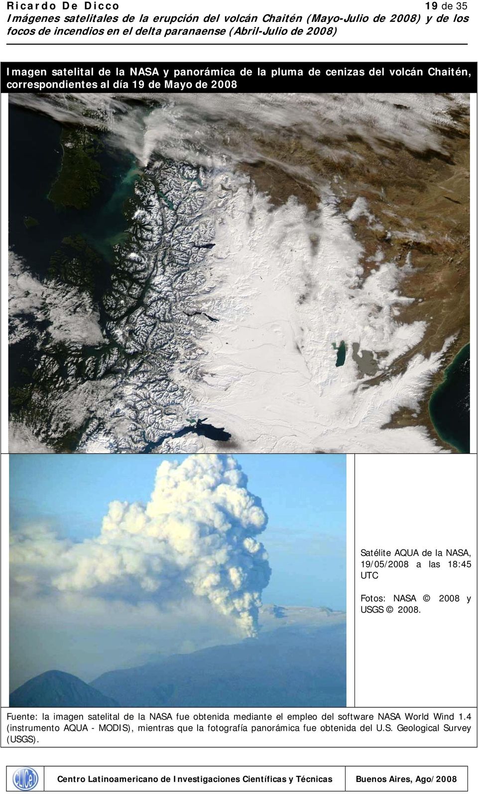 2008 y USGS 2008.