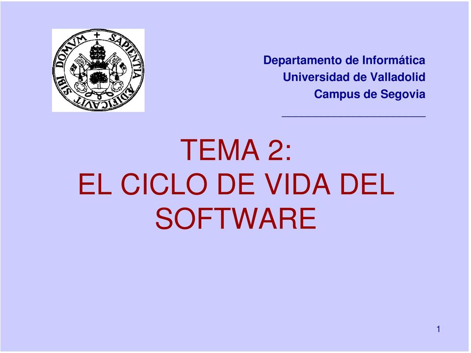 Campus de Segovia TEMA 2:
