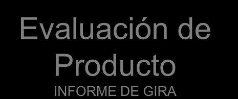Evaluación de Producto INFORME DE GIRA El candidato elabora informe de la